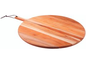 Tábua para Pizza de Madeira Redonda Tramontina Provence 62x50cm Tábua para Pizza de Madeira Redonda Tramontina Provence 62x50cm