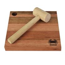 Tábua para Quebrar Caranguejo com Martelinho Utily