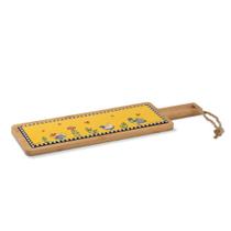 Tábua Para Queijo Amarelo Cocoricó 24X15cm - Egan Italy