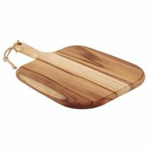 Tábua Para Queijos e Frios Tramontina Provence Em Madeira Teca FSC Com Cabo 40x28 cm 13409351 Tábua Para Queijos e Frios Tramontina Provence Em Madeira Teca FSC Com Cabo 40x28 cm 13409351