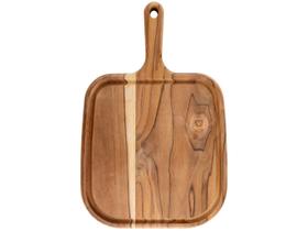 Tábua para Steak Tramontina Provence em Madeira Teca Fsc com Cabo 40x27 cm