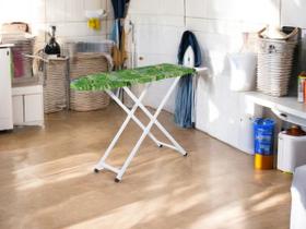 Tabua Passar Passadeira Simples Dobrável Taboa Verde Moderna