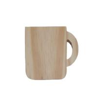 Tábua Pinus Aperitivo Caneca Xícara Mesa Posta 10X10 Cm