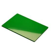 Tábua Placa De Corte Profissional Cozinha Lisa 50x30cm Verde