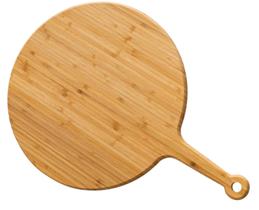 Tábua Redonda com Cabo para Pizza em Bambu Tábua Redonda com Cabo para Pizza em Bambu