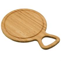 Tabua redonda de bamboo 38 x 28 x 1,5cm - homecook