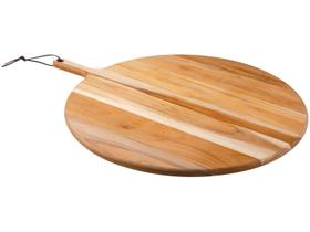 Tábua Redonda Para Pizza Tramontina Provence em Madeira Teca 60 cm