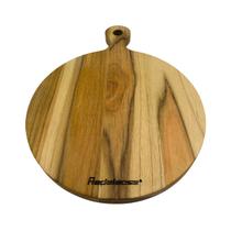 Tábua Teca Pegada Central Redonda (25cm x 32cm 1,8cm)