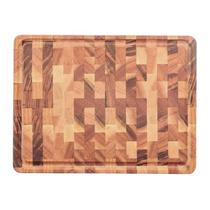 Tábua Tramontina para Churrasco Retangular em Madeira Muiracatiara com Acabamento em Óleo 45x34cm Tábua Tramontina para Churrasco Retangular em Madeira Muiracatiara com Acabamento em Óleo 45x34cm