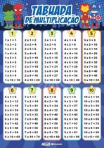 Tabuada De Multiplicação - Heróis - Home E Planner