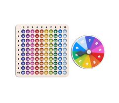 Tabuada do 1 ao 10 Coleção joguinhos de bolsa - BABEBI