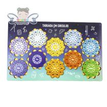 Tabuada jogo educativo de encaixe Matemática