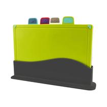 Tábuas De Corte De Plástico Antibacterianas Com Suporte, Laváveis Na Máquina De Lavar Louça,