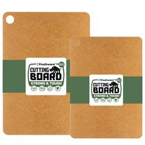 Tábuas de corte Freshware Wood para cozinha, conjunto de 2