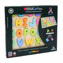 Tabuleiro Alfabeto Educativo Infantil Com Letras Polibrinq Tabuleiro Alfabeto Educativo Infantil Com Letras Polibrinq