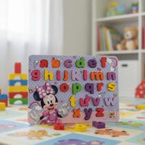 Tabuleiro Alfabeto Minúscula Formas Brinquedo Madeira Educativo Alfabetização Colorido Menina Menino Tabuleiro Alfabeto Minúscula Formas Brinquedo Madeira Educativo Alfabetização Colorido Menina Menino