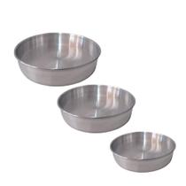 Tabuleiro Alto Redondo De Aluminio Torta Bolo 3Pç Nº34/29/25