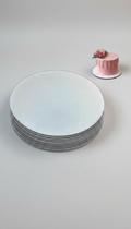 Tabuleiro Bolo Redondo MDF 3mm 28cm 10un