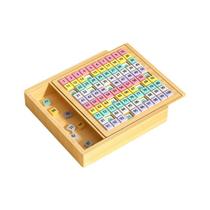 Tabuleiro de contagem Montessori Wooden Math Learning Toy Kids