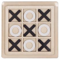 Tabuleiro De Madeira Jogo Da Velha Montessori XO Recreativo Lazer Infantil Brincadeira Quantidade:1 Unidade