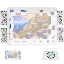 Tabuleiro de Quebra-Cabeça BuilderButler 1000 Peças com Mesa Giratória 360 Tabuleiro de Quebra-Cabeça BuilderButler 1000 Peças com Mesa Giratória 360