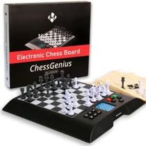 Tabuleiro de xadrez eletrônico Millennium ChessGenius com professor de IA