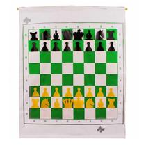 Tabuleiro de Xadrez - Formato Mural Didático em Tecido - Cód. 044