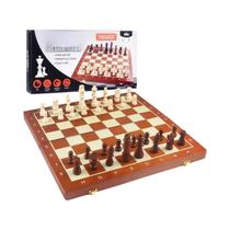 Tabuleiro De Xadrez Magnético De Madeira Grande, Dobrável, Jogo Educativo Para Adultos E Crianças Tabuleiro De Xadrez Magnético De Madeira Grande, Dobrável, Jogo Educativo Para Adultos E Crianças