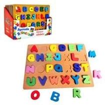 Tabuleiro didatico alfabeto 23x30cm c/27pcs