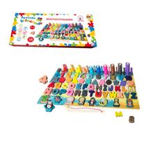 Tabuleiro Didático Montessoriano Multiatividades 7 em 1 Dm Tabuleiro Didático Montessoriano Multiatividades 7 em 1 Dm