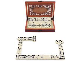 Tabuleiro Dominó Profissional Estojo Decorativo Madeira Tabuleiro Dominó Profissional Estojo Decorativo Madeira