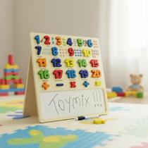 Tabuleiro Educativo Pedagógico Montessori Encaixe Números Infantil Coloridos Sequencia Numérica Números Inglês