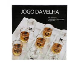 Tabuleiro Jogo da Velha Drink Shot Brilho Diamante 25x25cm - Sanxia Tabuleiro Jogo da Velha Drink Shot Brilho Diamante 25x25cm - Sanxia