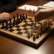 Tabuleiro Jogo De Xadrez Madeira 29x29 Dobrável Com Fecho