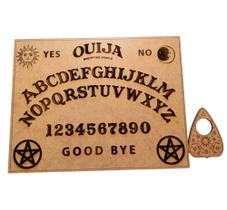 Tabuleiro Tabua Ouija em mdf 3mm gravado a laser jogo Wicca decoração espirito