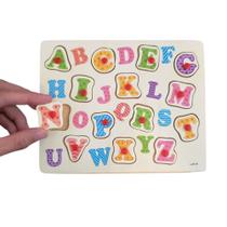 Tabuleiros Encaixe Pinos Madeira Educativo Pedagógico