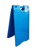 Tabuleta A-Frame Jumbl 40 cm x 66 cm com protetor de sinal de PVC