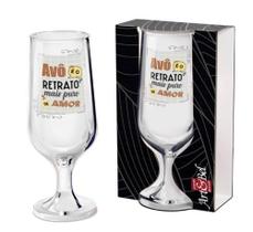 Taça 300ml Avô Retrato + Caixa Presente 2094 - Art&bel