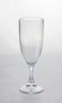 Taça acrílica transparente para champagne ou espumante - 180ml - 104211-3