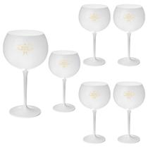Taça Acrílico 600ml Premium Taça Gin Boas Festas 6pçs Taça Acrílico 600ml Premium Taça Gin Boas Festas 6pçs