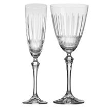 Taça água Elizabeth lapidada cristal 350ml -Bohemia Taça água Elizabeth lapidada cristal 350ml -Bohemia