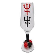 Taça Altar Pomba Gira E Exu Vidro 186 Ml + Presente