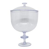 Taça Americana Acrílico Transparente com Tampa - 1,250L Taça Americana Acrílico Transparente com Tampa - 1,250L