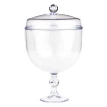 Taça Americana - Cristal Com Tampa - 1,250 ml - 1 unidade - BlueStar - Rizzo