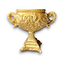 Taça Arabesco Vaso Em Resina Luxo Rica em Detalhes Casa Casamento Festa