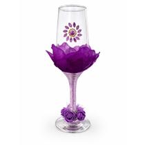 Taça Artesanal Pomba Gira Maria Mulambo Vidro 186 ml