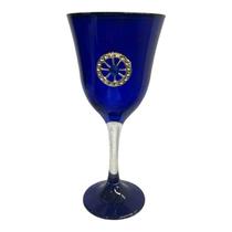 Taça Azul Santa Sara Cigana Lirio Super luxo 330 ml -Vidro - Lua Mística - 100% Original - Loja Oficial