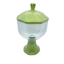 Taça / Baleiro 1,5Lt Verde Musgo - Bt Plastik