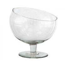 Taça Boca Torta Média, Bomboniere de Vidro 15x13cm - Festas, Buffet, Hotéis