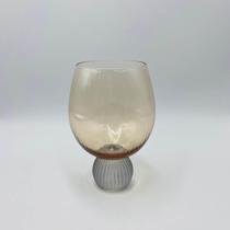 TAÇA BUBBLE GLASS ESFERA LISTRAS COLORIDAS 480ml TAÇA BUBBLE GLASS ESFERA LISTRAS COLORIDAS 480ml